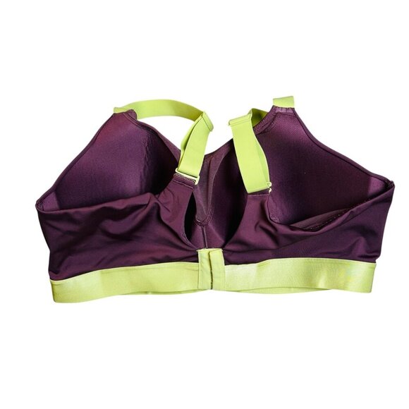 ThirdLove Kinetic Adjustable 40D Sports Bra Colorblock Purple Green Outdoors Hi - Picture 5 of 6